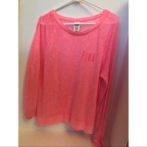 VS Pink light/sheer sweater top
